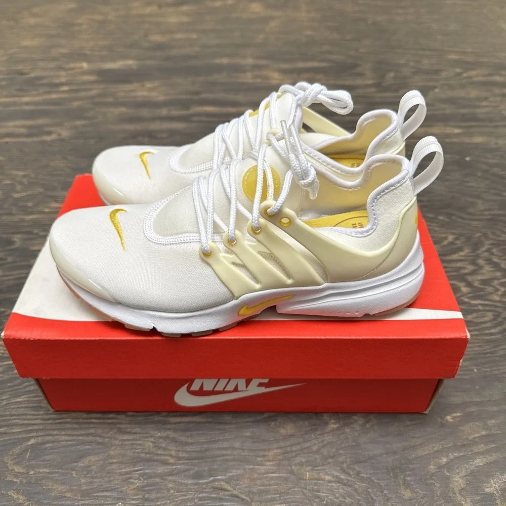 Size 6 - Nike Air Presto White Vivid Sulfur Gum W